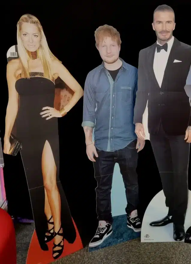 Ed Sheeran celebrity cardboard cut out